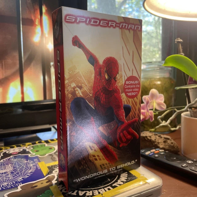 SPIDER-MAN VHS 2002 Tobey Maguire Sam Raimi Bonus Hero Music Video ...