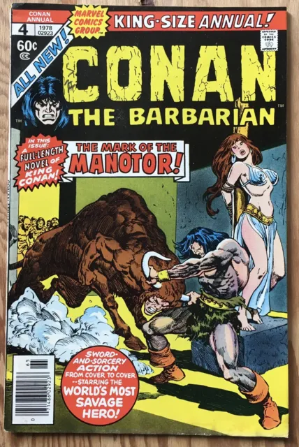 Conan The Barbarian  Annual # 4 Good Reading Copy