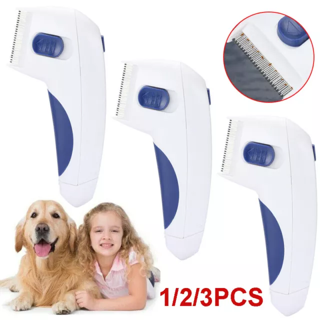 Electric Flea Lice Removal Comb Pet Lice Removal Brush for Dogs Cats Grooming