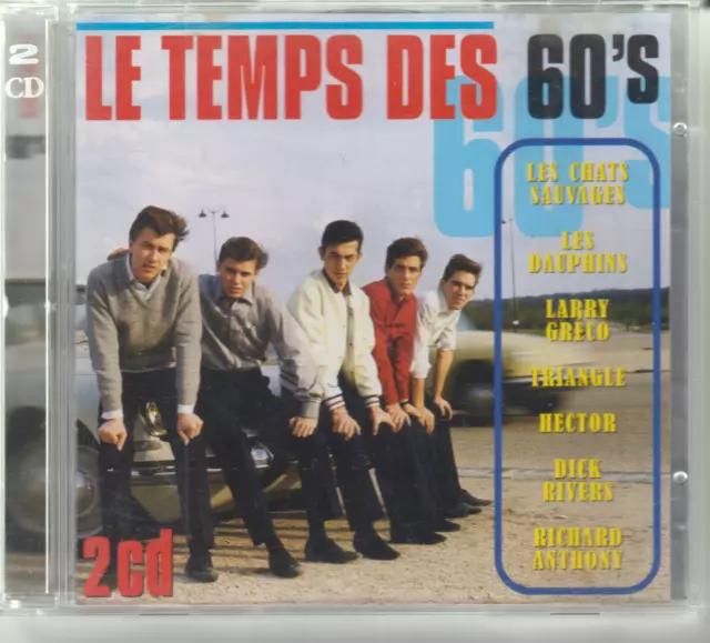 CD ALBUM CHATS SAUVAGES LARRY GRECO HECTOR TRIANGLE DAUPHINS *LE TEMPS DES 60's*