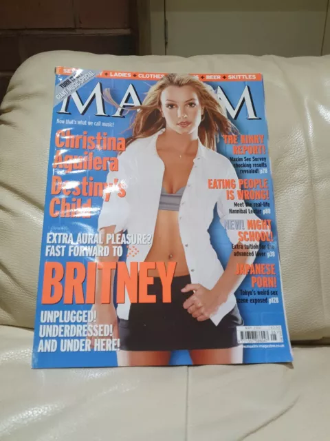 Maxim issue 73 May 2001 cover Britney Spears  magazine