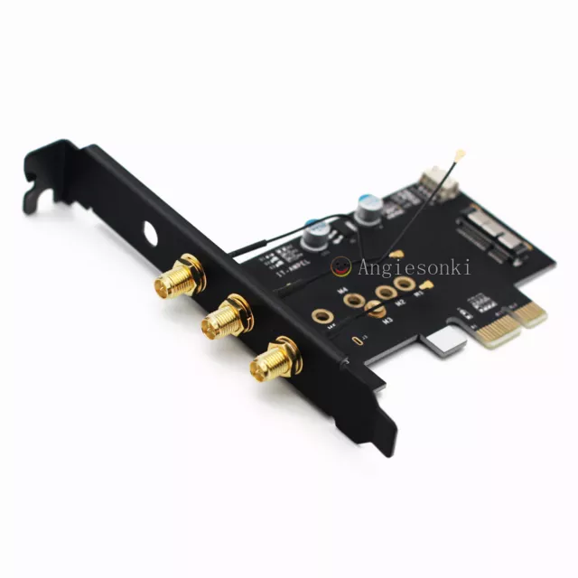 BCM94360CSAX / 4331csax Apple WLAN Card to PCI-e 1x 16x Desktop PC WIFI adapter 2