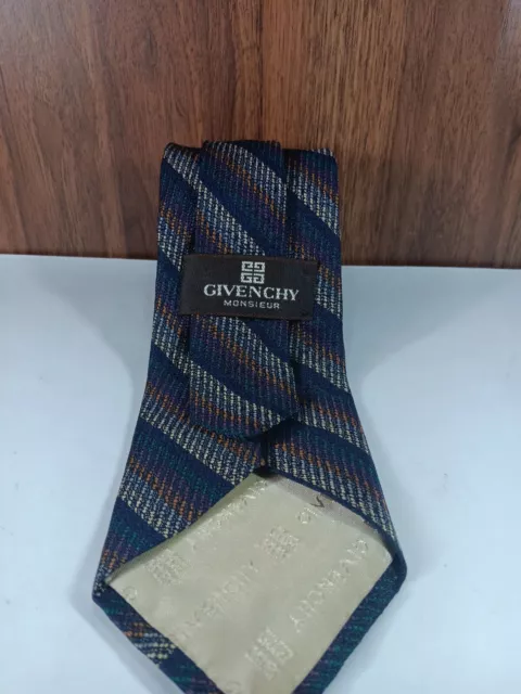 Givenchy Monsieur Mens Designer Luxury Tie Imported All Silk From Italy EUC