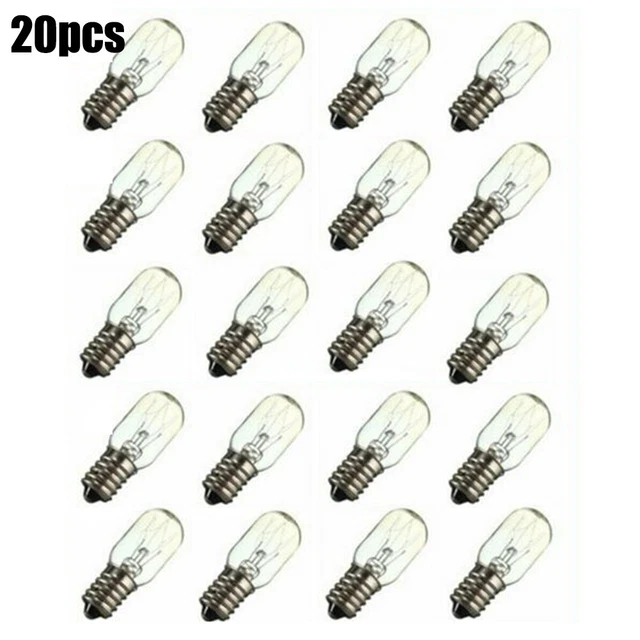 Ampoule de lampe au sel 15 W E14 vis dans ampoules pygmées, lot de 20, petit ca