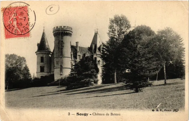 CPA AK SOUGY-Chateau de Bateau (420757)