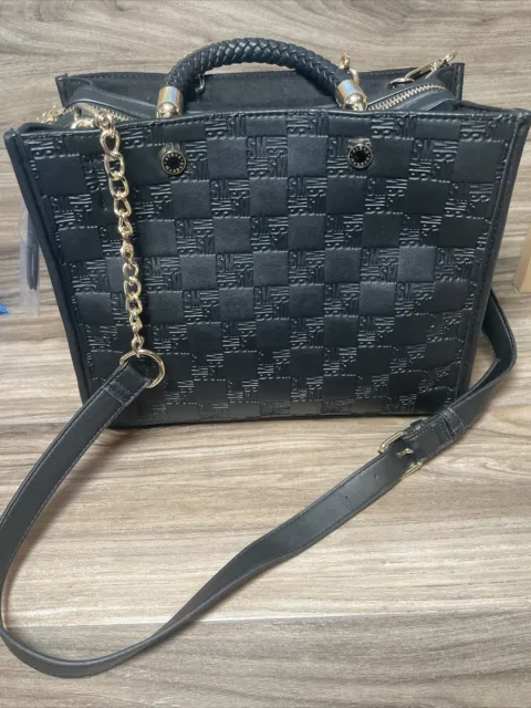 Steve Madden Black BJEANNEE Satchel. New With Tags! MSRP $98