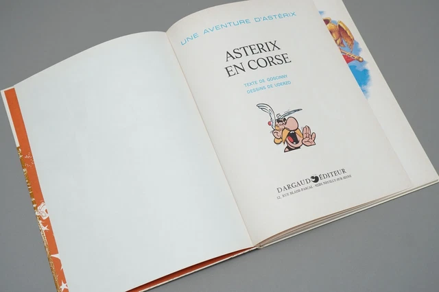 ASTÉRIX OBELIX EN Corse 1. Auflage 1973 Couverture Rigide 1.98AIO EUR