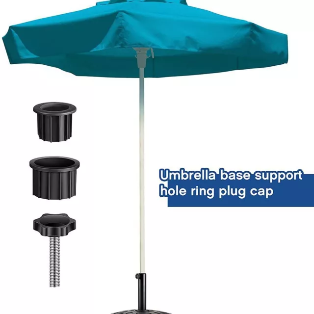 dell'ombrello Supporto per ombrellone da giardino Anello per fori Cover e tappo