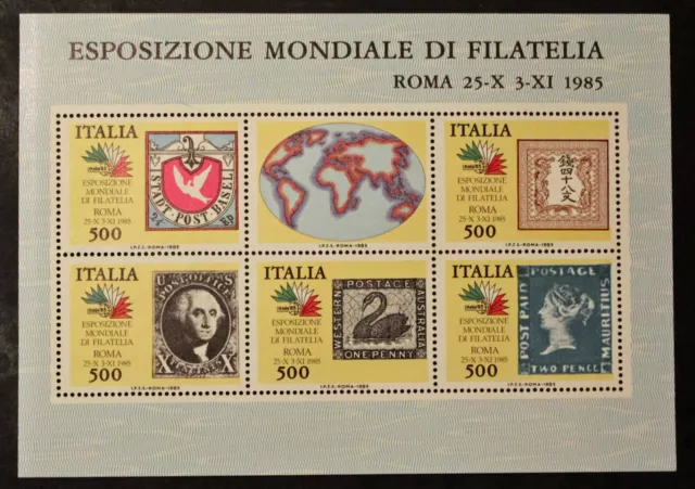 Timbre ITALIE - Yvert et Tellier Bloc n°2 (a) n** MNH (Z20) ITALY Stamp