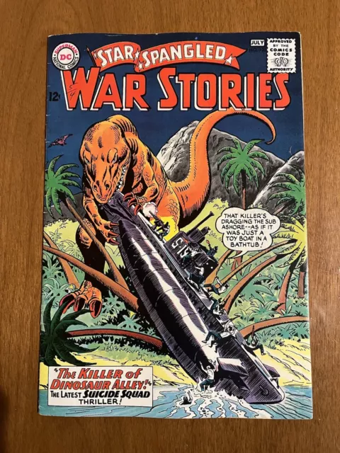 Star Spangled War Stories #121/DC Comic Book/Dinosaur Cover/FN-VF