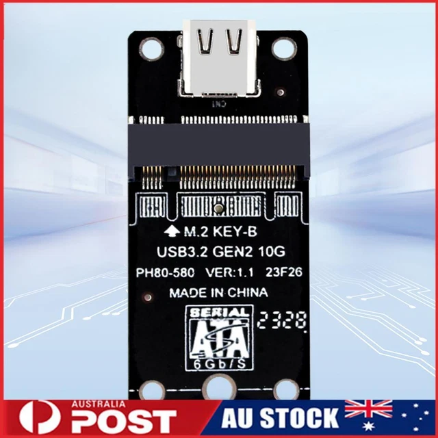 NGFF To USB 3.2 Type-C SATA SSD Riser JMS583 M2 NGFF SSD Adapter Support M2 SSD