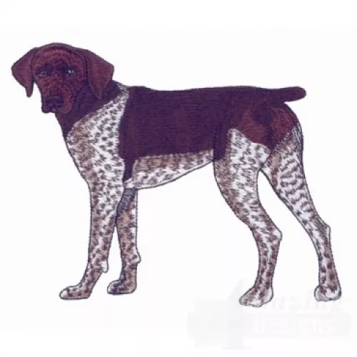 Embroidered Fleece Jacket - German Shorthaired Pointer AD212 Sizes S - XXL