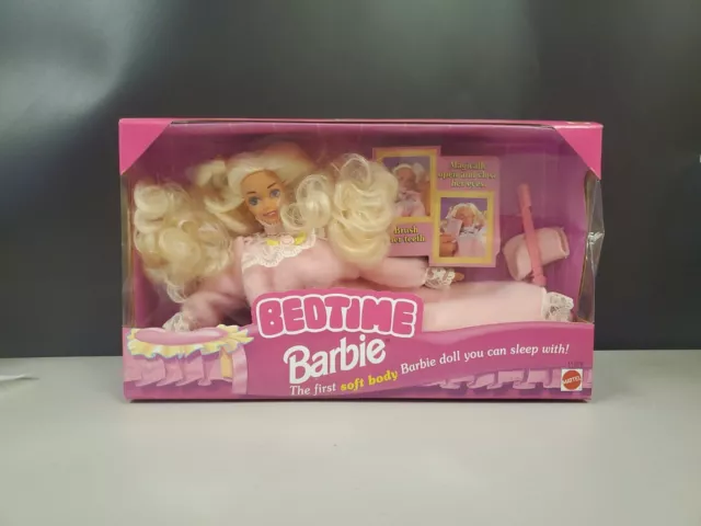 Mattel Bedtime Barbie with Bed Giftset Foreign Issue #10222 NRFB