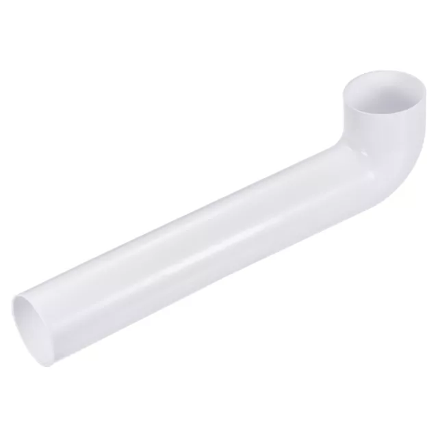 11" Coude Drainage Tuyau, Cuisine Évier Tubulaire Rinçage Réservoir Tuyau Blanc