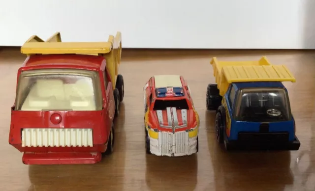 2 Vintage Tonka Trucks & 1 Maisjto Tonka Truck