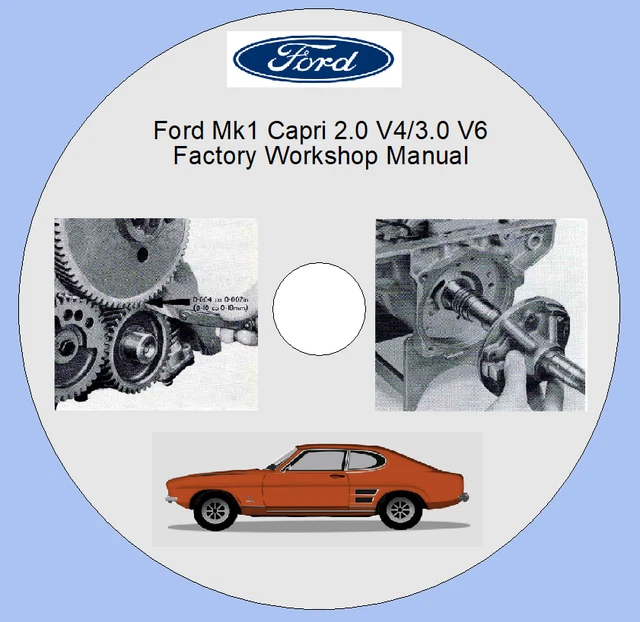 Ford Capri Mk1 GT XL RS V6 Console Wood Grain Plastic Insert Panels 2pc By NOCC