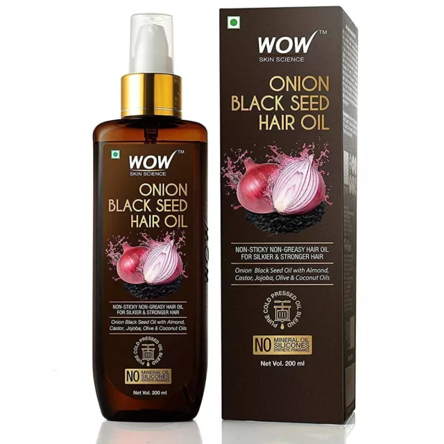 WOW Skin Science aceite de cebolla para el cabello con extractos de aceite...