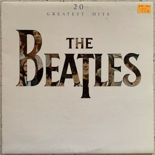 The Beatles 20 Greatest Hits - 1982 Vinyl LP Capitol Records SO 12245