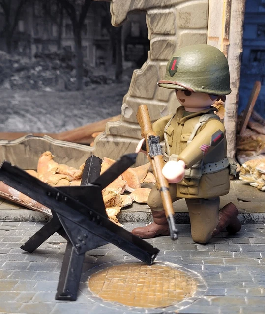 PLAYMOBIL CUSTOM Suboficial Infanteria Us Army (Francia-1918) Ref-0005