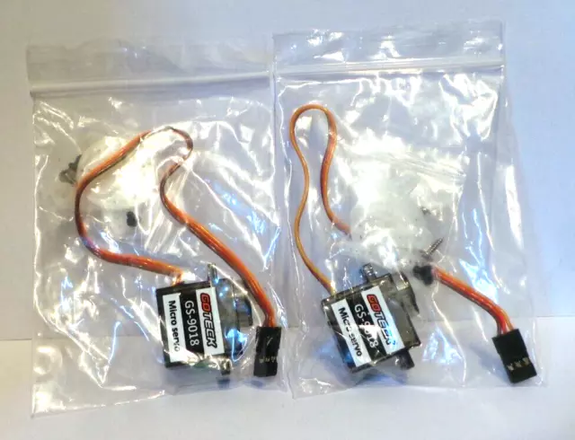 Goteck Gs-9018 Micro Servo X2 For Micro R/C Models