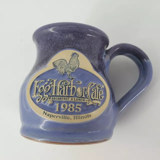 2010 Egg Harbor Cafe Naperville, Illinois Deneen Pottery Mug 12oz Wisteria Plum