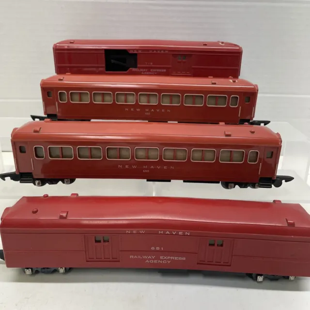 American Flyer New Haven Pullman Passenger Set With Mail Car Clean