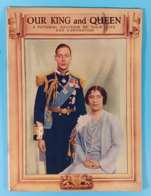 2 x 1937 Coronation Souvenir Booklets. King George VI & Queen Elizabeth. Photos. 2