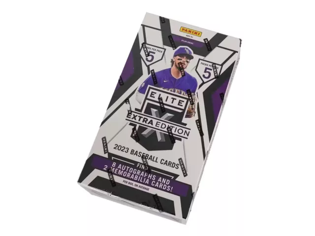 2023 Panini Elite Extra Edition Baseball Hobby Box - New - Fast Free Ship 🔥🔥🔥 2