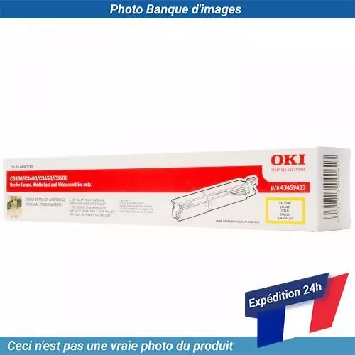 43459433 Oki C3400 Toner Jaune