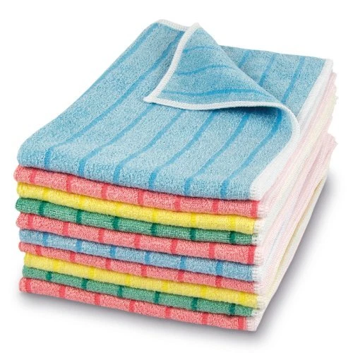Polyclean Lot de 10 chiffons universels en microfibre 40 x 30 cm