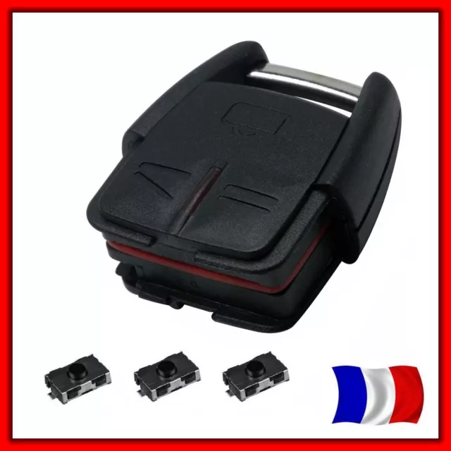 Coque Plip Clé Bip Opel VAUXHALL VECTRA ASTRA ZAFIRA 3 Boutons +3 Switchs