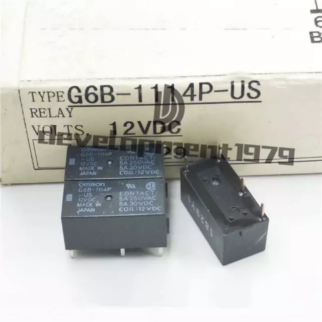 10pcs Omron Relay G6B-1114P-US 12VDC G6B1114PUS DC12V New