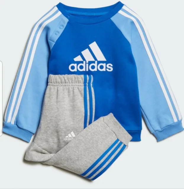 Adidas Infant Baby Boys Girls Tracksuit Toddler Kids Jogsuit
