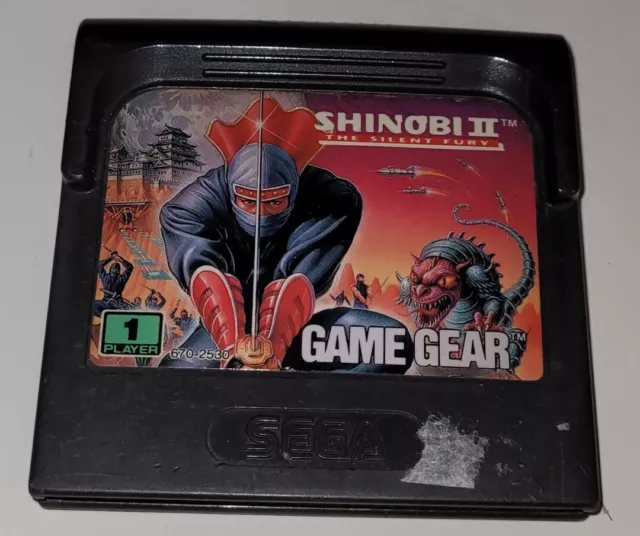 Sega Game Gear - Shinobi II The Silent Fury - En Loose - Bon État