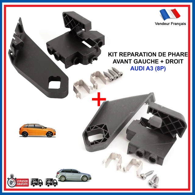 Kit De Réparation Phare Avant Gauche Pour Audi A6 4F (2005-2011) - Marque Partsline, Réf. SC58051