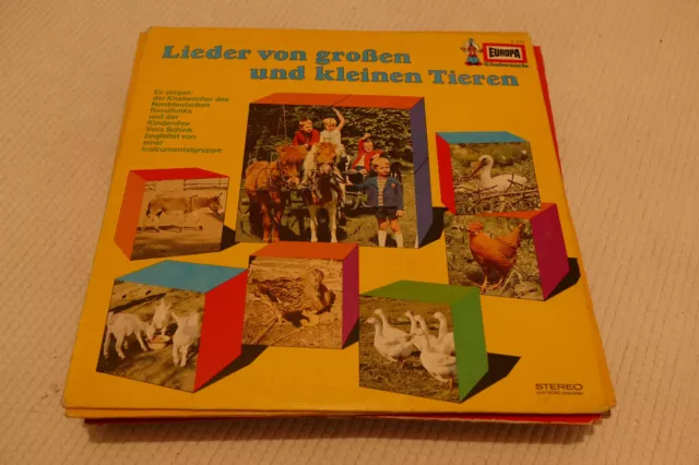 Lieder von grossen und kleinen Tieren - Kinder - Schallplatte Album Vinyl LP