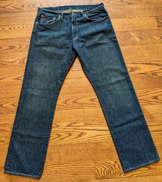 Polo Ralph Lauren Classic 867 Straight Leg Denim Jeans Mens 35x32 RL Cotton PRL