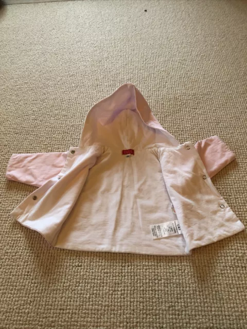 Haut veste rose bébé fille « Elle ». Taille 6 Mths. Ex avec 3