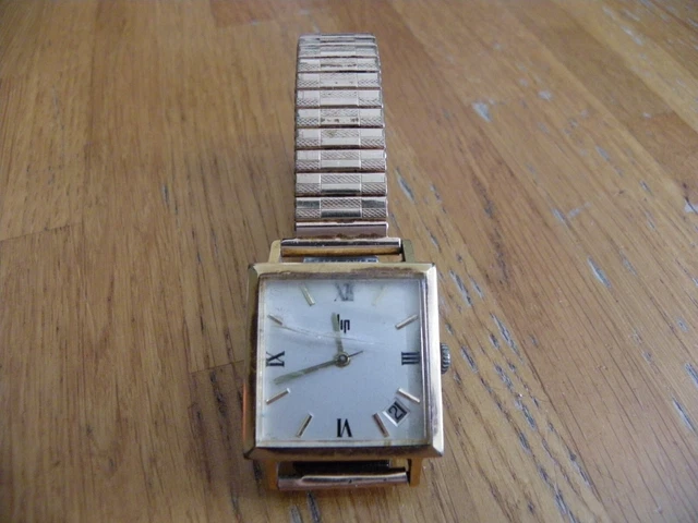Bracelet De Montre Silicone Noir WIN-85 Tropic - Style Vintage LIP - Stock Ancien Neuf Sans étiquette