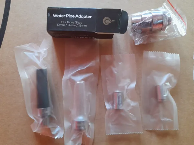 Set ricambi vaporizzatore Flowermate Vapormax capsules mouthpiece water adapter