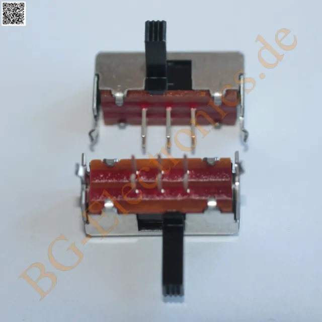 2 x SSSU122200 Miniatur Schiebeschalter von ALPS 0.1A 30VDC Alps  2pcs