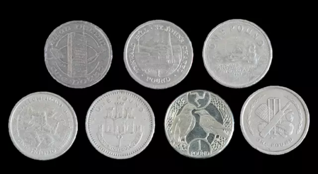 Guernsey, Gibraltar, Jersey, Isle of Man £1 Coin Hunt One Pound - UK Seller