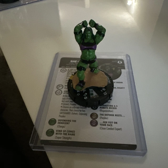 Marvel Heroclix SHE-HULK - 047a - SUPER RARE Avengers Forever