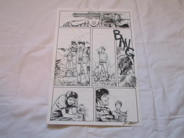 Image Comics Ink Over Blue Lines Stillwater LTT Soo Lee Original Comic Book Art
