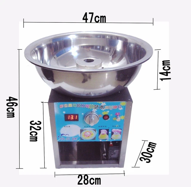 Fancy art cotton candy machine stainless steel electric gas cotton candy machine