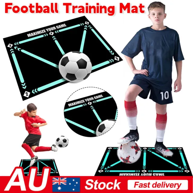 Football Training Mat/Socks Non Slip Kids Adults Dribble Training Carpet Sports