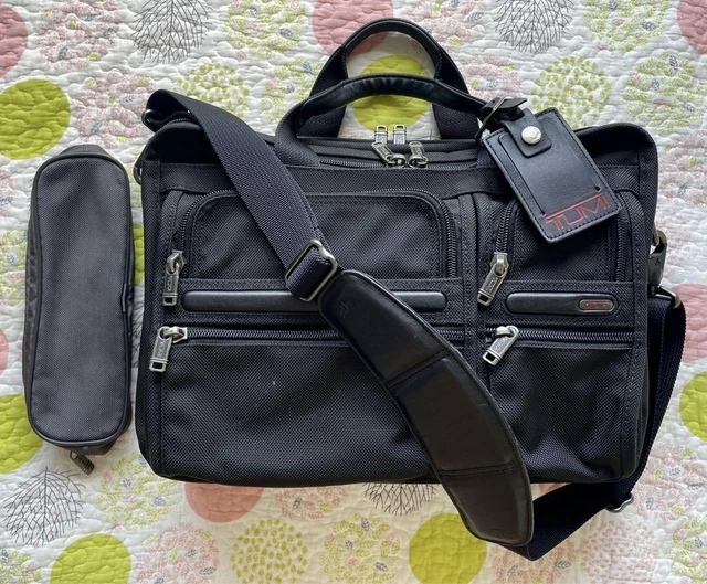 Tumi 2Way Business Bag Alpha Expandable Briefcase