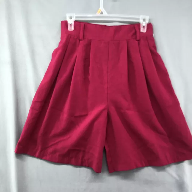 Vintage Sheridan Square Pink Stretch Pull On Shorts Size M Women