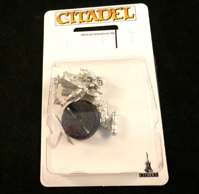 Sister Superior mit Bolter Sisters of Battle Metal 40K versiegelte Blisterpackung