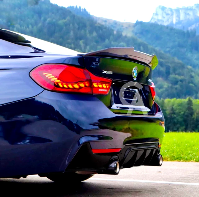 Gloss Black Rear Boot Spoiler For BMW 4 Series F32 Coupe 2013-2020 – M4 Style Lip Wing